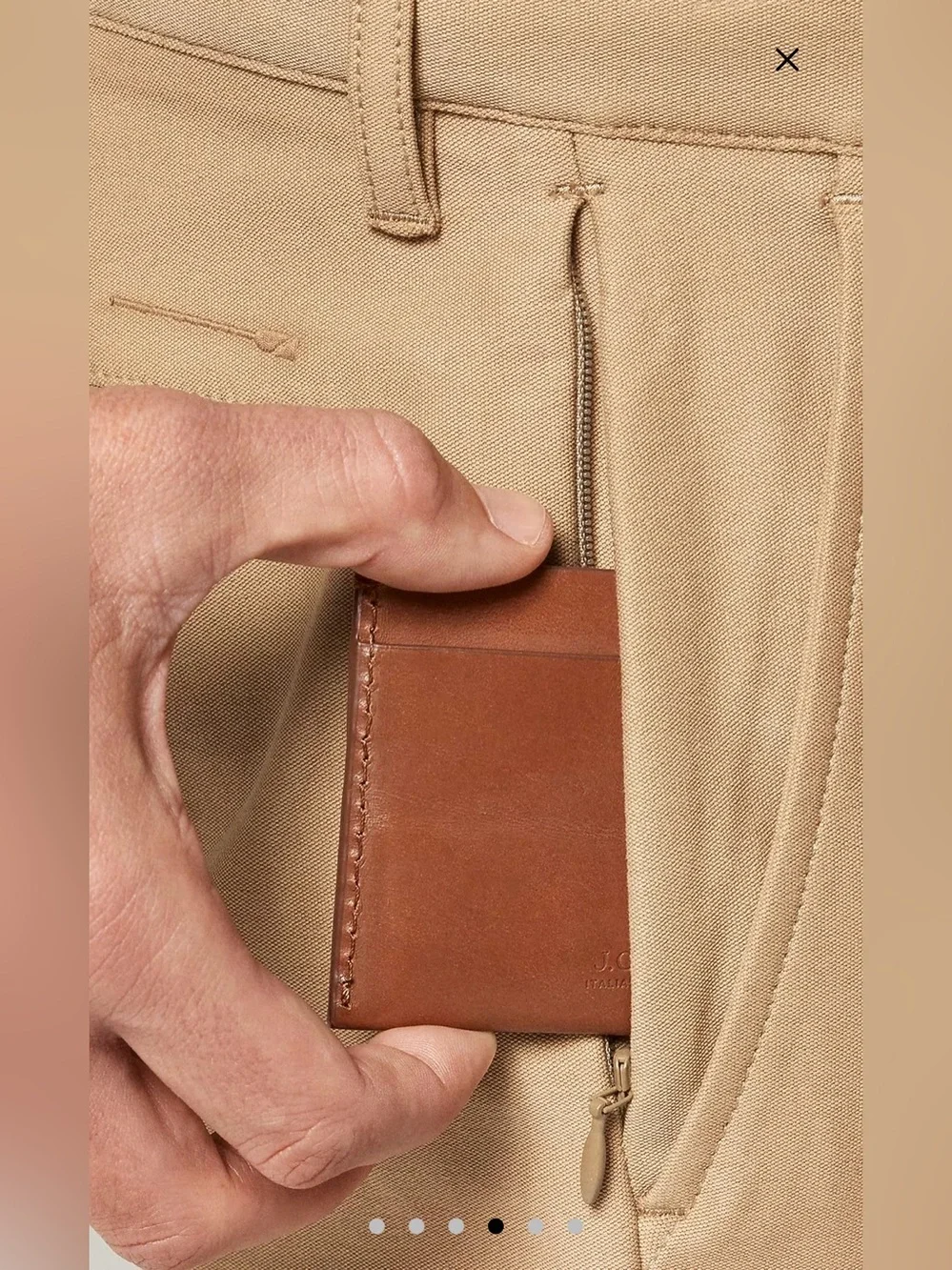 J. CREW 484 Slim-fit tech pant in Savannah‎ Sand Size 29 NWOT $128 CG696